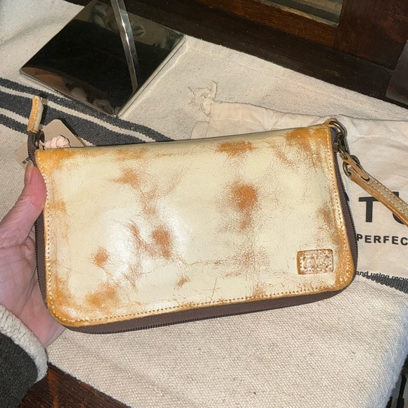 NWT Bed Stu TEMPLETON II Tang Nectar Delux Crossbody Wallet Clutch Retail $185 - Picture 4 of 14